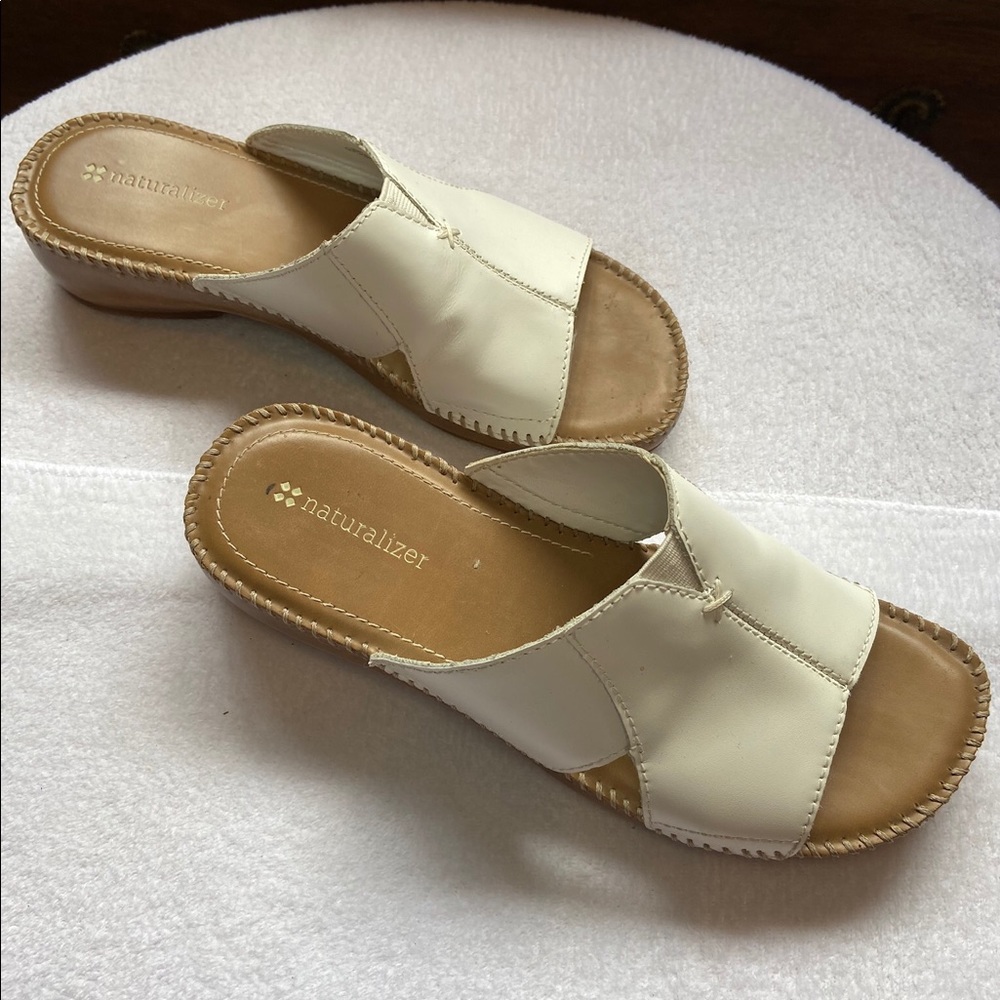 Naturalizer Roary Leather Slide Sandal